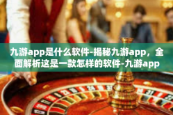 九游app是什么软件-揭秘九游app，全面解析这是一款怎样的软件-九游app是什么软件
